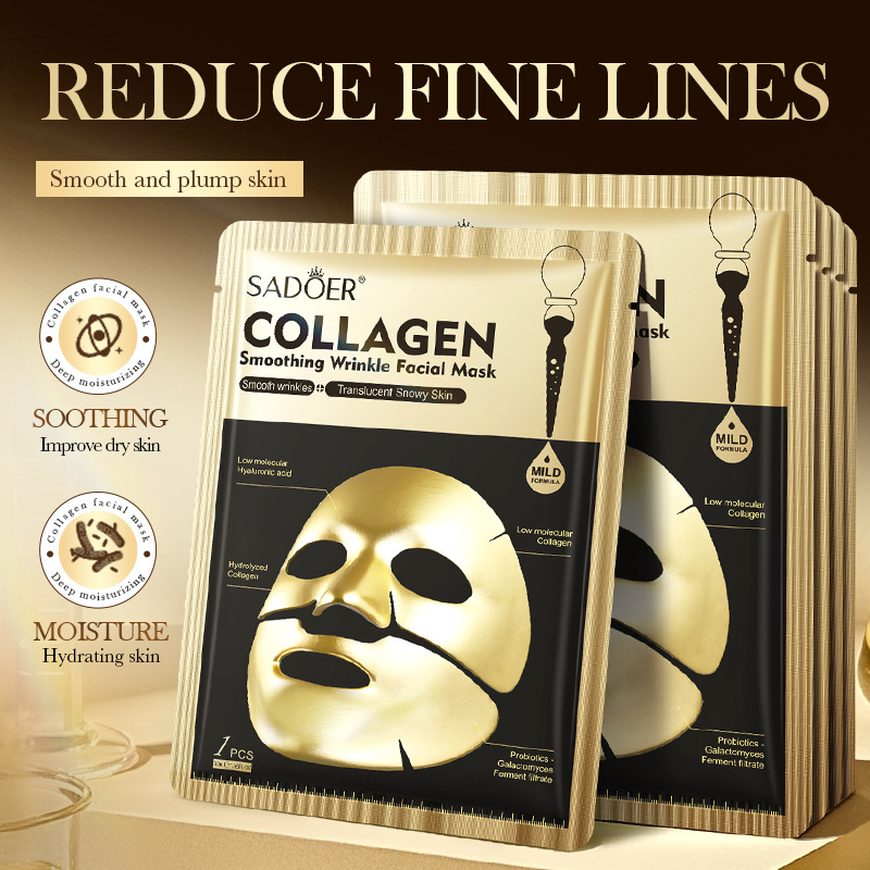 SADOER Maschere per il viso al - Sheet Mask Collagen recensione e prezzo