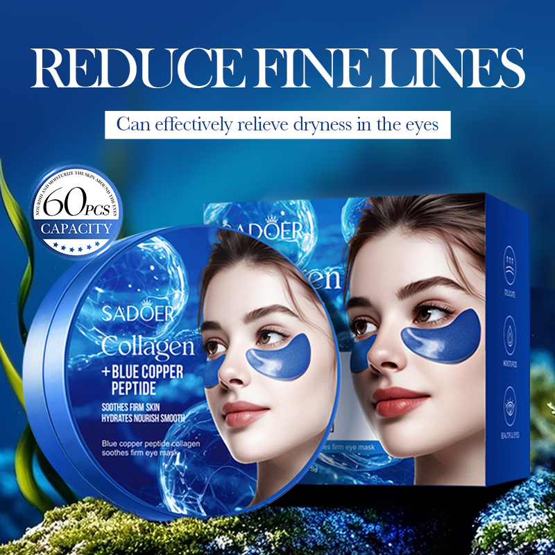 60 pz SADOER Caffeina Cristall - Sheet Mask Collagen recensione e prezzo