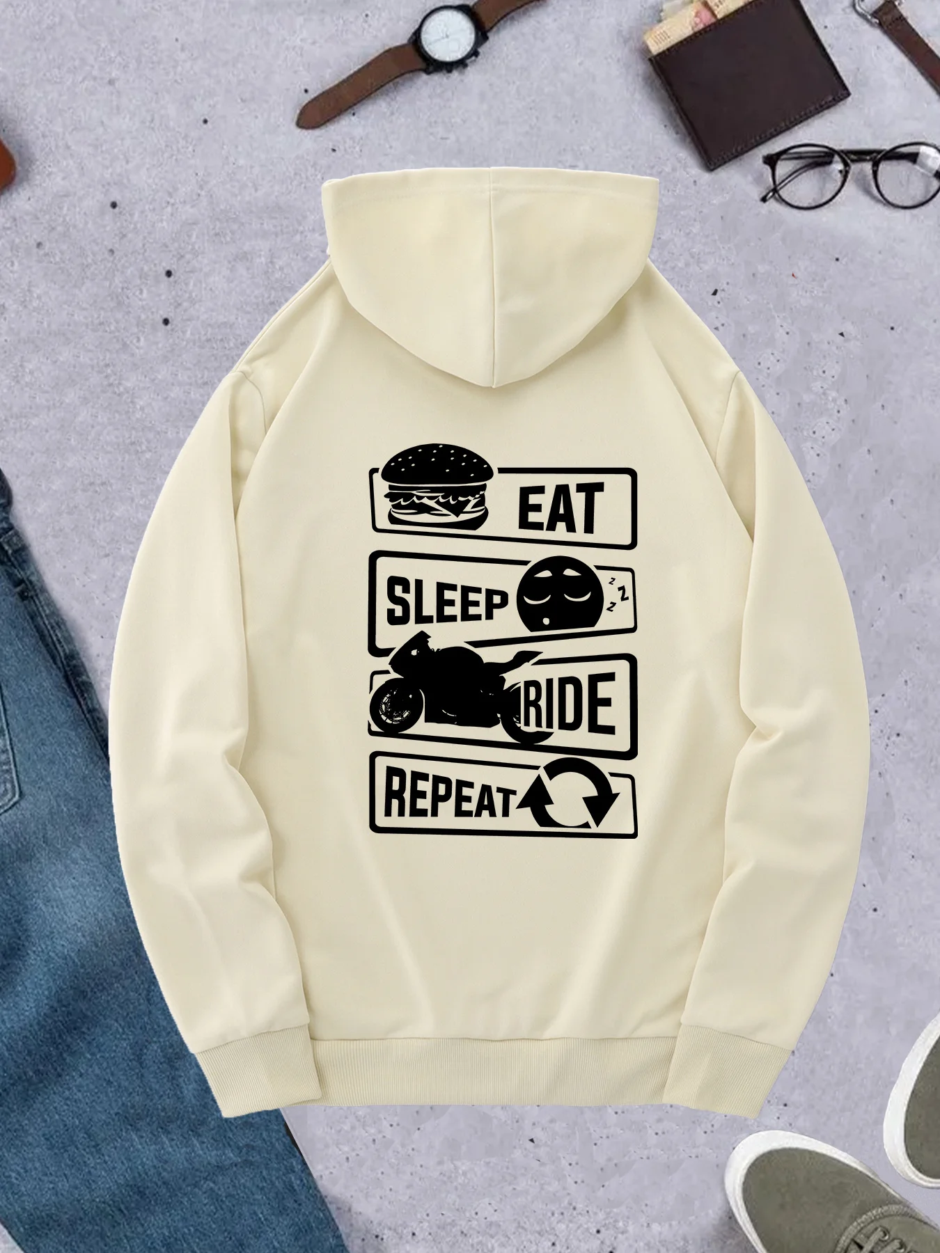 Felpa con cappuccio da uomo in - Korean Men Lifestyle recensione e prezzo