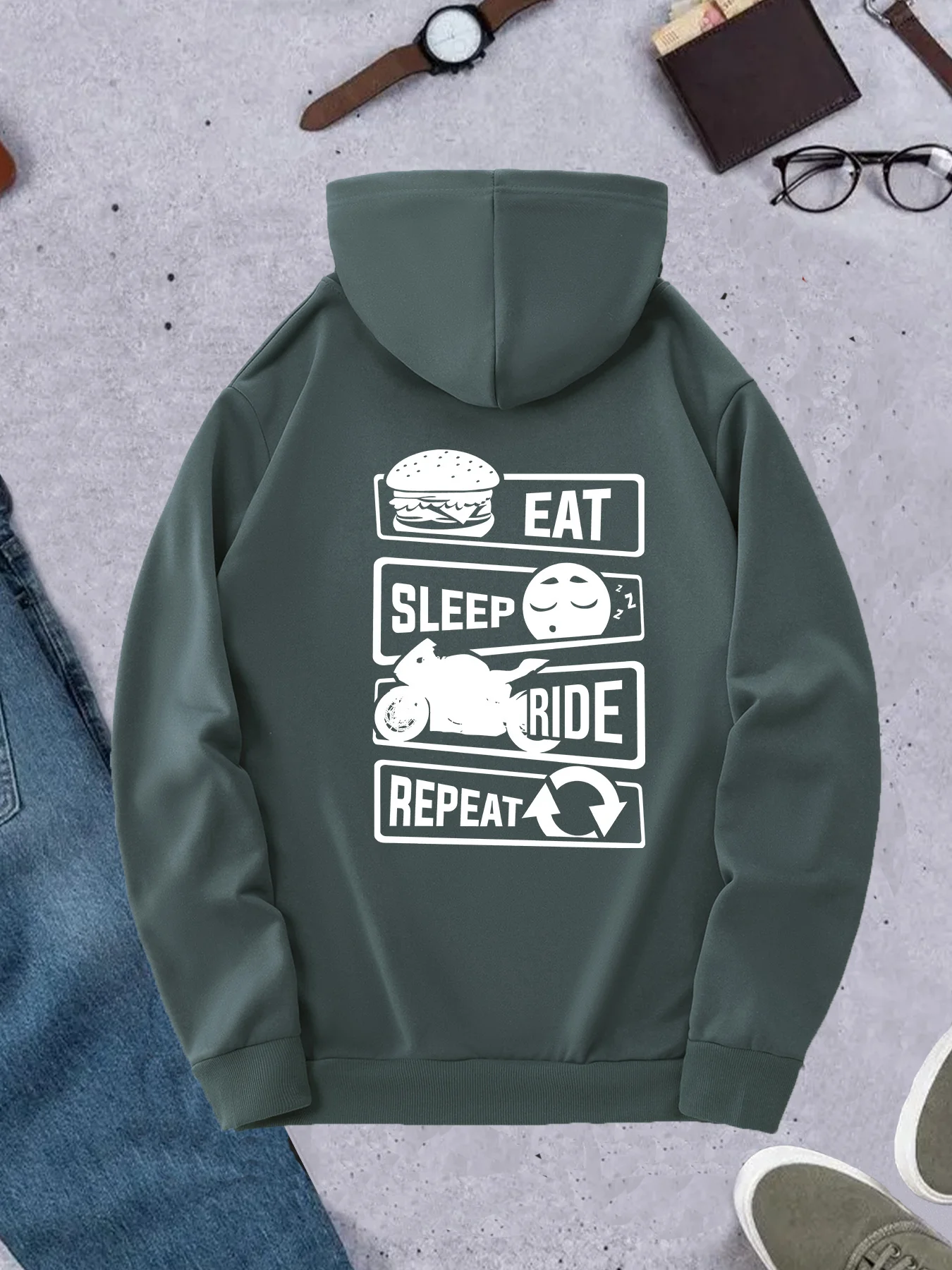Felpa con cappuccio da uomo in - Korean Men Lifestyle recensione e prezzo