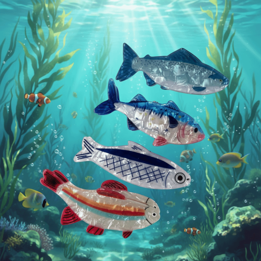 Fermacapelli a forma di pesce  - Korean Lifestyle & Kids Boutique Photos recensione e prezzo